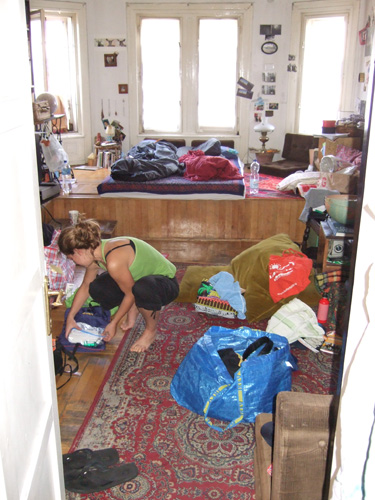 Unser Domizil, Zsófies Zimmer im Erker des Ateliers